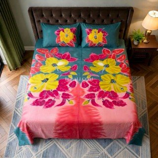 Hot Sale Rayon bedsheet Hand Painted 2026